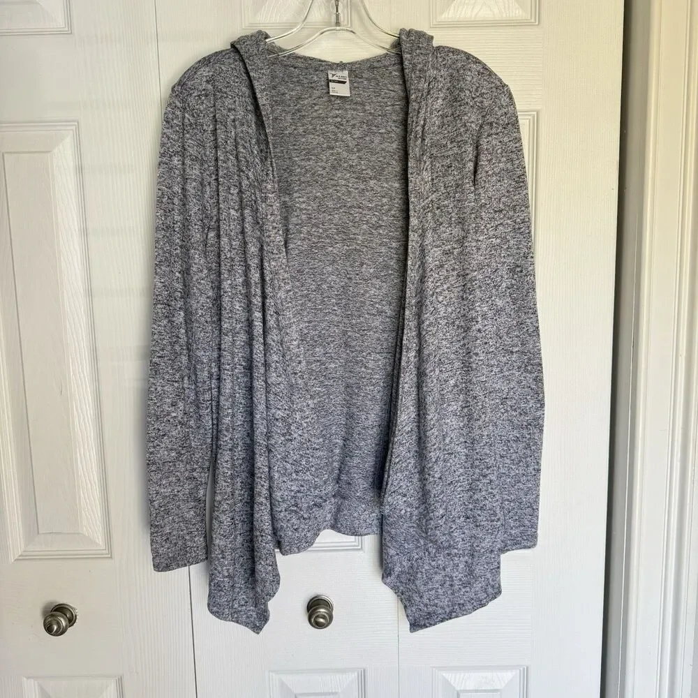 Old Navy Active Gray Hooded Cardigan Women’s Size SP Open Front Draped
